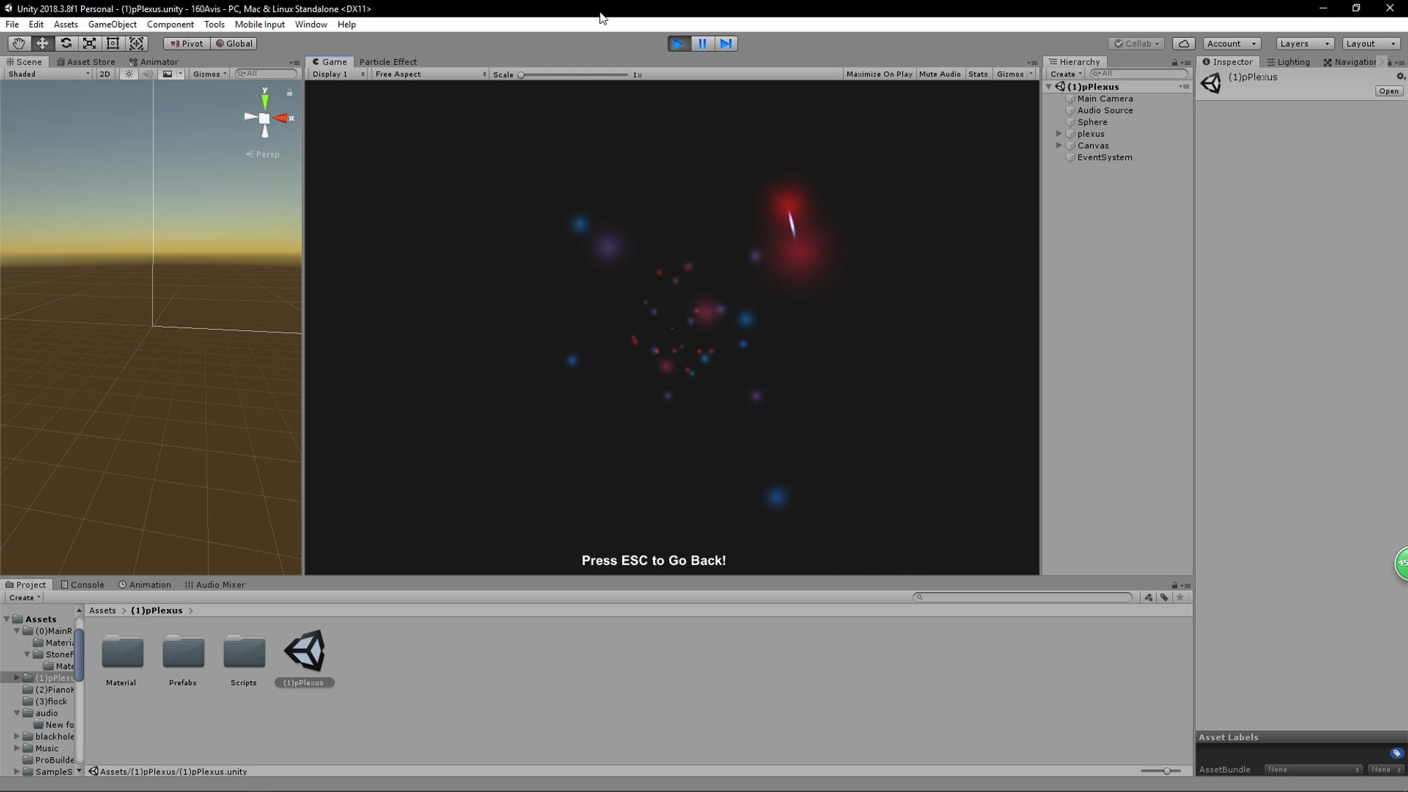 WEEK 7-8 working in Unity